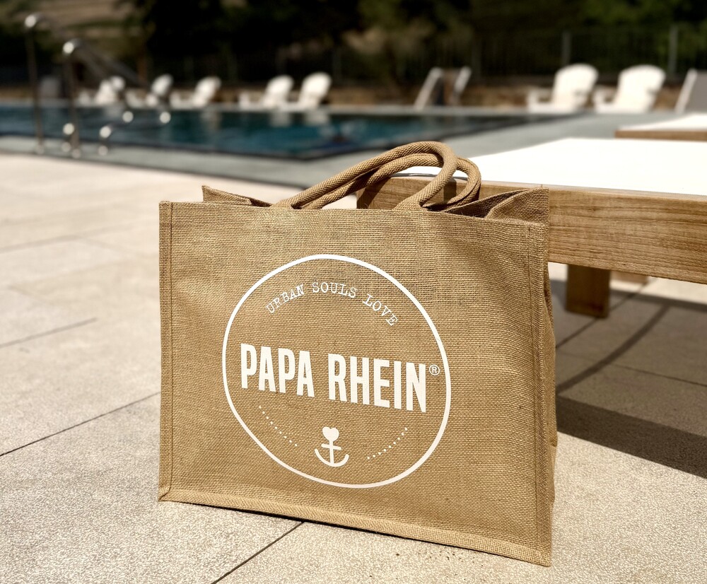 Papa Rhein Jute Tasche