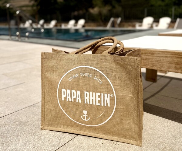 Papa Rhein Jute Tasche